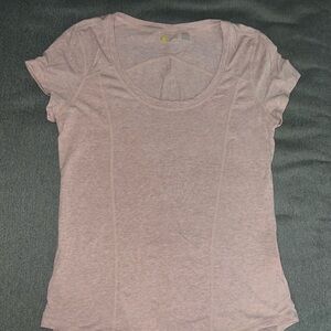 Zella Pink Short Sleeve Top. M